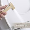 Смеситель Splenka встраиваемый с гигиеническим душем S98.52.03 Золотой сатин