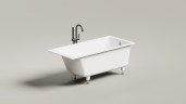 Ванна встраиваемая CASCATA 150x70 S-Sense Глянцевый
