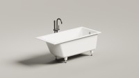 Ванна встраиваемая CASCATA 150x70 S-Sense Глянцевый