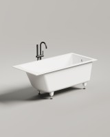 Ванна встраиваемая CASCATA 150x70 S-Sense Глянцевый