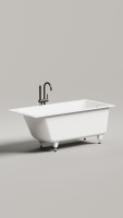 Ванна встраиваемая CASCATA 150x70 S-Sense Глянцевый