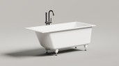 Ванна встраиваемая CASCATA 150x70 S-Sense Глянцевый
