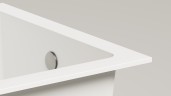 Ванна встраиваемая CASCATA 150x70 S-Sense Глянцевый