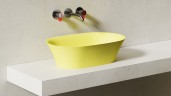 Раковина накладная MONA  покраска по RAL полностью 600х390х165 S-Stone Матовое