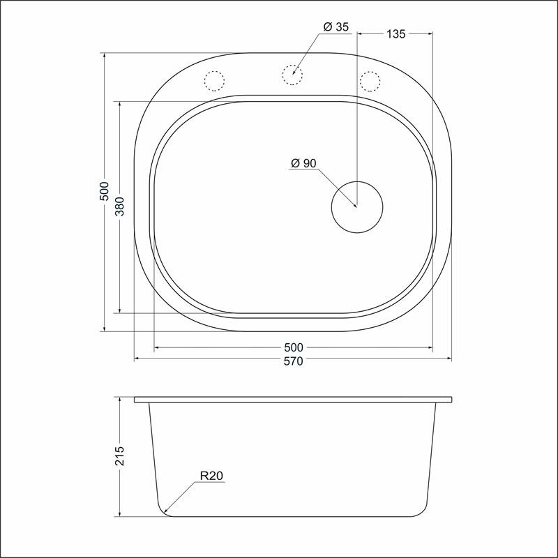 Мойка EMAR EMQ-1570.С EMQ-1570.C Барит