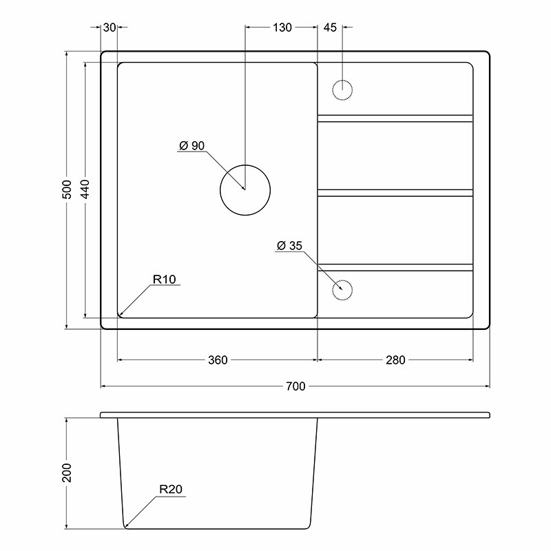 Мойка EMAR EMQ-1700.Q EMQ-1700.Q Берилл