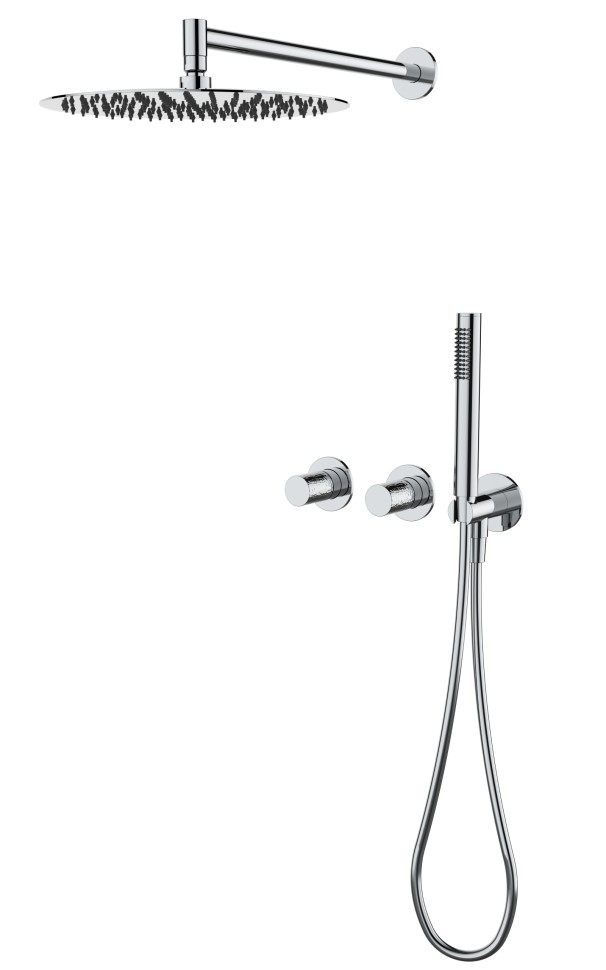 Душевой комплект Aura VSFW-6AU1CH встраиваемый, 2 режима, хром