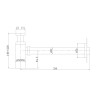 Сифон для раковины ABBER AF0031RG, розовое золото
