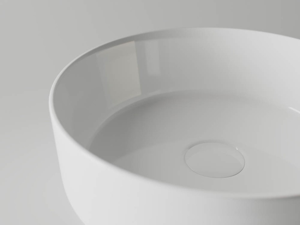 Умывальник чаша накладная круглая Element 360x360x120мм CN5001