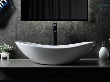 Раковина Gid N9811 51175 накладная белая 61x37x15