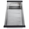 Мойка LUMI-MULTI SINK 74 UNI, IT-GRANIT, LU-MULTI 74-BLM, черный, 740х450, Paulmark