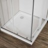 Душевой уголок City VSS-5CT8010CL, 1000*800, хром, стекло прозрачное