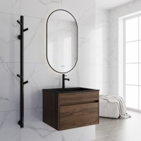 База под раковину Vincea  Chiara 600 подвесная, 1 выкатной ящик soft-close, C.Oak