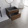 База под раковину Vincea  Chiara 600 подвесная, 1 выкатной ящик soft-close, C.Oak