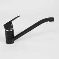 Смеситель для кухни низкий Uperwood ECON UPD-001-04, черныйатовый