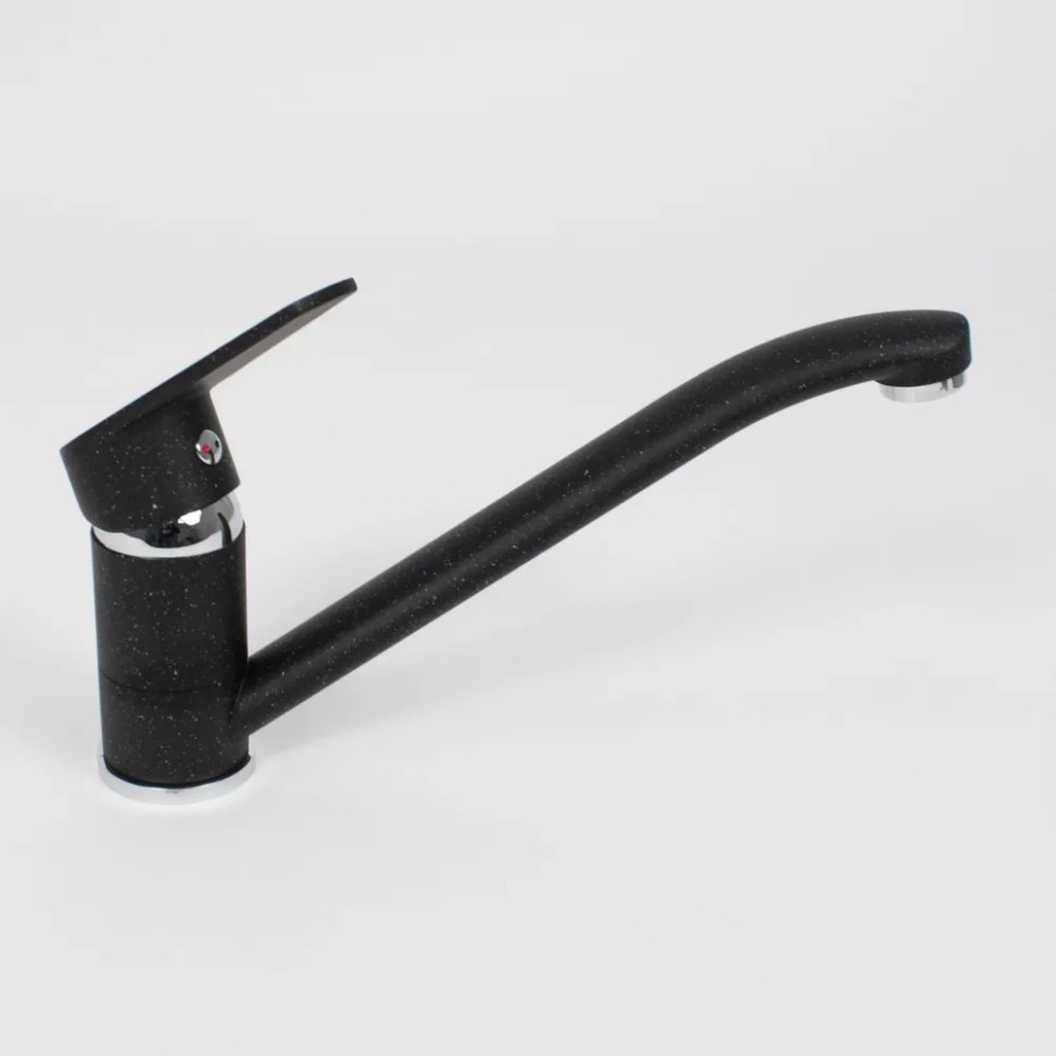 Смеситель для кухни низкий Uperwood ECON UPD-001-04, черныйатовый