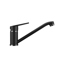 Смеситель для кухни низкий Uperwood ECON UPD-001-04, черныйатовый