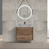 База под раковину Paola 600 подвесная, 2 выкатных ящика soft close, V.Oak