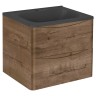 База под раковину Paola 600 подвесная, 2 выкатных ящика soft close, V.Oak