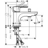 Смеситель для ванны Hansgrohe Rebris S 72436000 хром