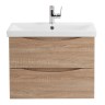 База под раковину подвесная BelBagno MARINO-CER-700-2C-SO-WO-P Rovere Bianco