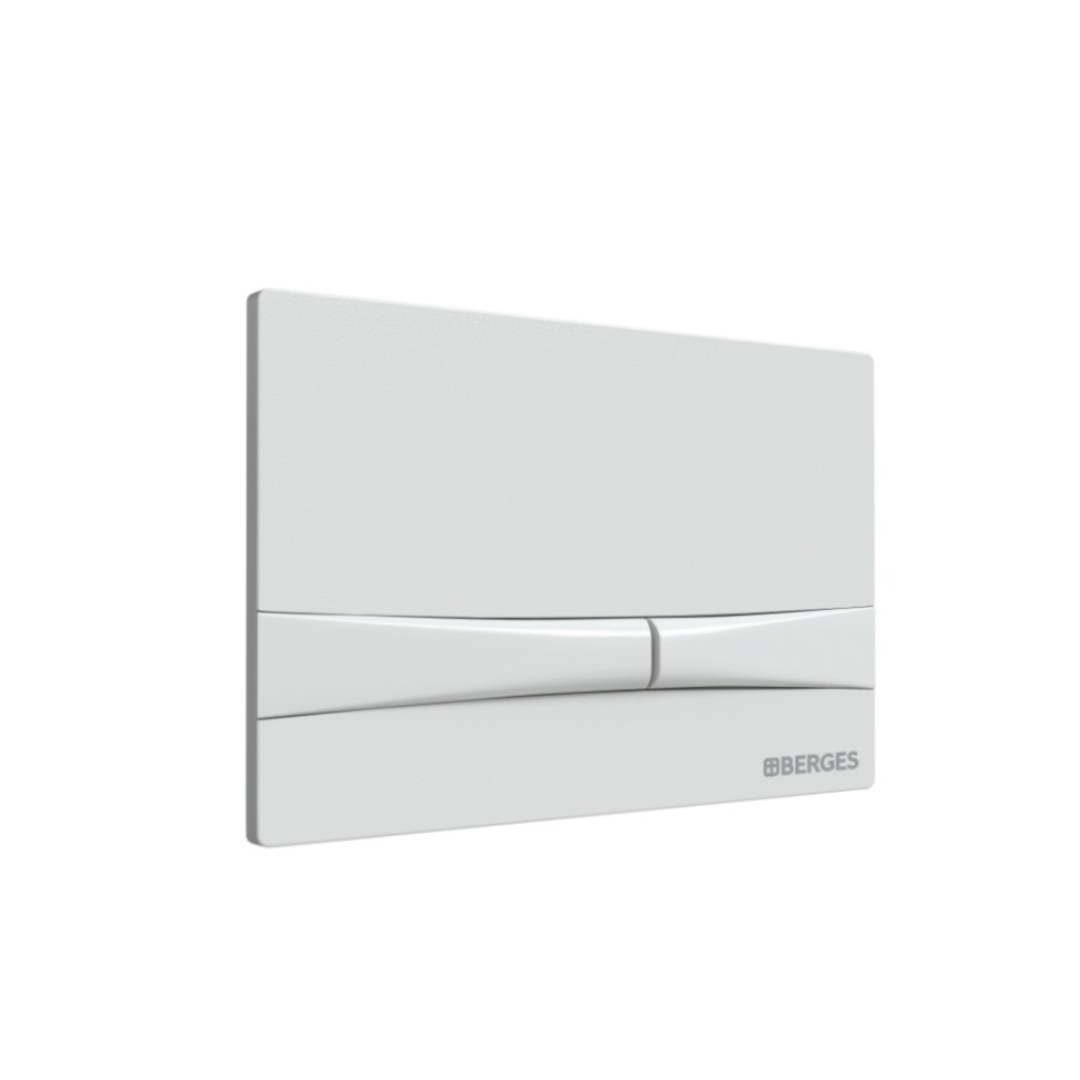 Инсталляция BERGES для скрытого монтажа унитаза NOVUM кнопка F4 Soft Touch, белая