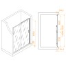 Душевая дверь RGW PA-14 1500 (41081415-251)  