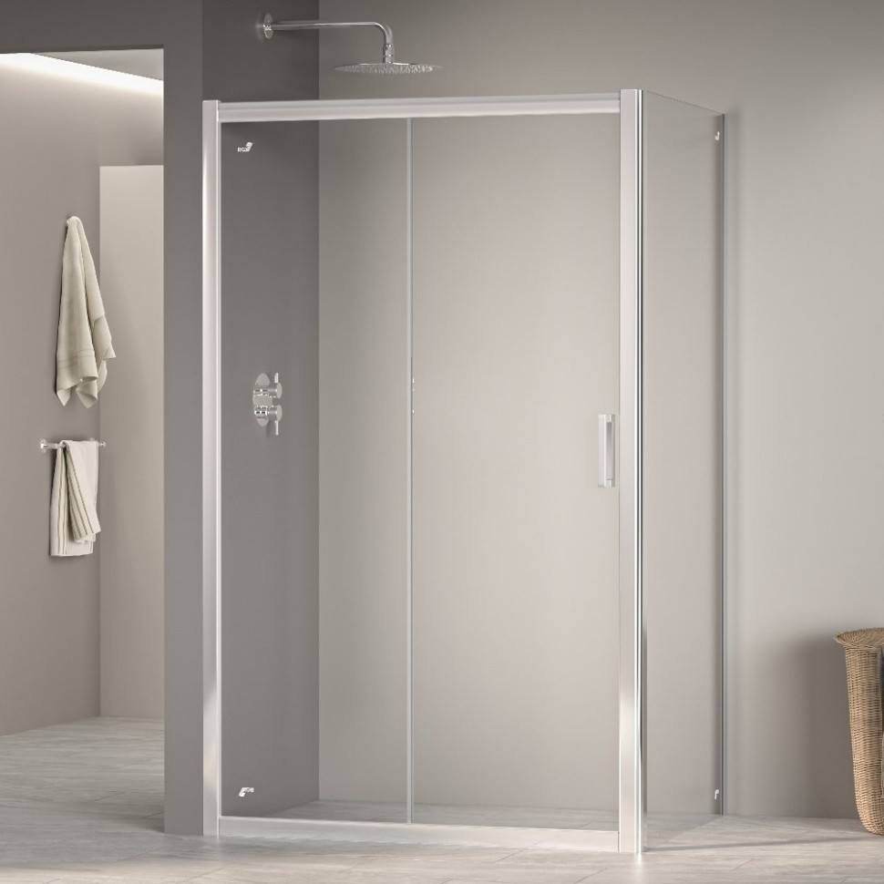 Душевой уголок RGW 150х100х195 см PA-76 PA-016 + Z-050-2 Прямоуг., Хром, Прозрачное, 6 мм Easy Clean (35087650-11)