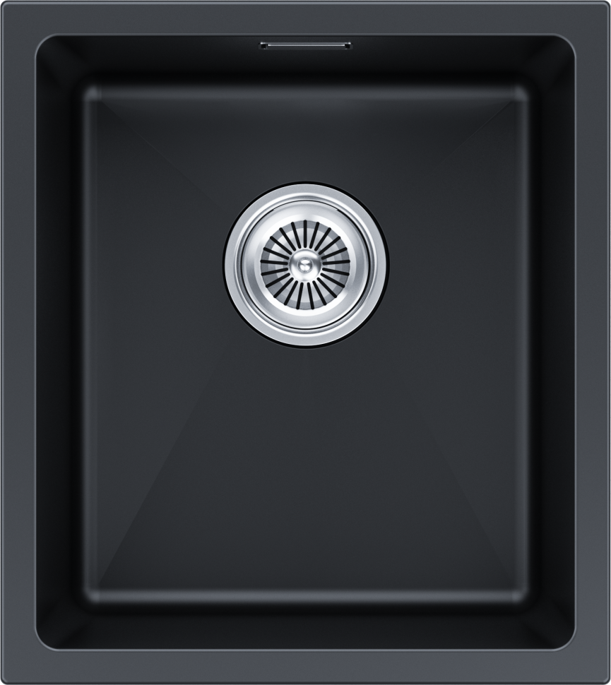 Мойка LUMI 41UNI, IT-GRANIT, LU41-AN, антрацит, 410х460, Paulmark