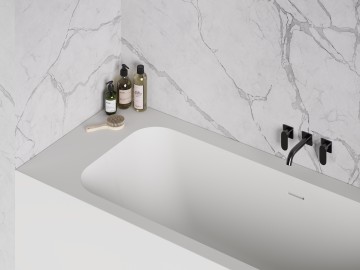 Ванна встраиваемая ORNELLA 160x70 покраска по RAL полностью S-Stone Матовое
