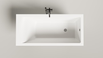 Ванна встраиваемая CASCATA 150x70 S-Sense Матовый