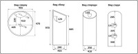 Умывальник CeramaLux P7030L