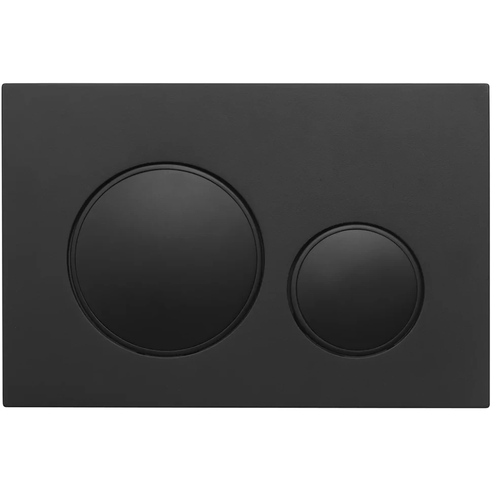 Кнопка смыва Veconi FLUSH V10, чёрный матовый