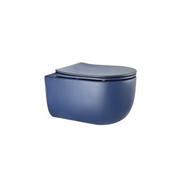 Унитаз подвесной Tornado Gid Tr2133TF-BUM 62301Y синий матовый 49x36x34