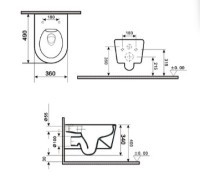 Унитаз подвесной Tornado Gid Tr2133TF-BUM 62301Y синий матовый 49x36x34