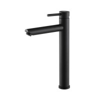 Смеситель высокий для раковины Gid Berlin SS080-BM-D SS080BMD черный матовый