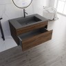 База под раковину Vincea  Chiara 800 подвесная, 1 выкатной ящик soft-close, C.Oak