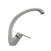 Смеситель для кухни высокий Uperwood ECON UPD-002-01, белыйатовый