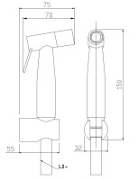 Гигиенический душ BelBagno BB-IFS1-IN