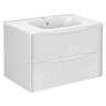 База под раковину Paola 800 подвесная, 2 выкатных ящика soft close, G.White