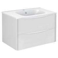 База под раковину Paola 800 подвесная, 2 выкатных ящика soft close, G.White