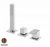 Смеситель на борт ванны CEZARES PORTA-BVDM3-SS