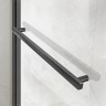 Душевой уголок Слим Софт (Слим Софт (Slim Soft)) VSR-1SS8010CLGM, 1000*800, вороненая сталь, стекло прозрачное  