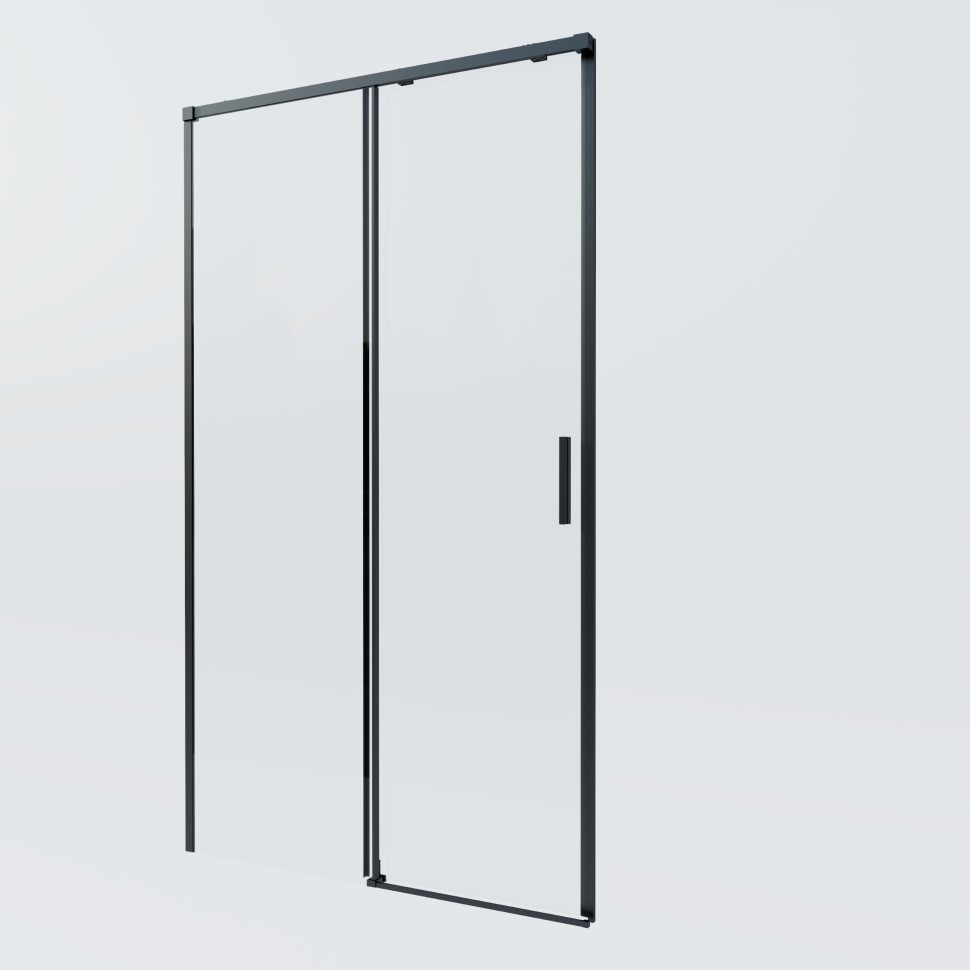 Душевая дверь Soft 2 VDS-3SO2130CLB, 1300, черный, стекло прозрачное