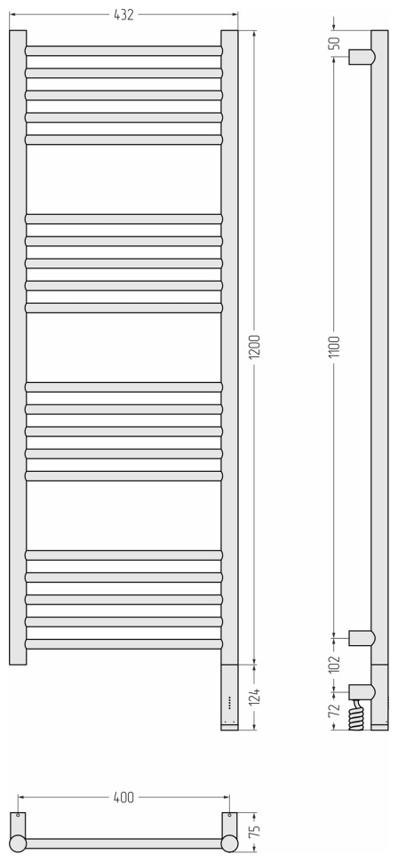 Богема 3.1 прямая 1200х400 МЭМ правый