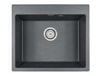 Мойка KANTE 60, IT-GRANIT, PM106052-DG, графит, 600х520 мм, Paulmark
