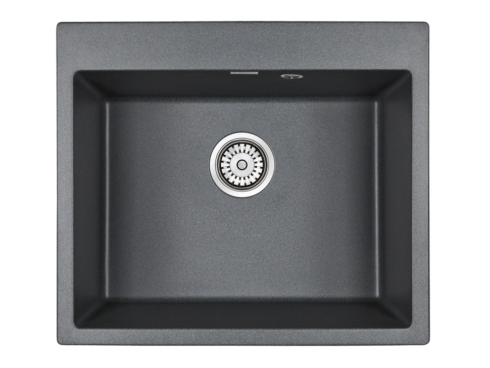 Мойка KANTE 60, IT-GRANIT, PM106052-DG, графит, 600х520 мм, Paulmark