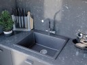 Мойка KANTE 60, IT-GRANIT, PM106052-DG, графит, 600х520 мм, Paulmark
