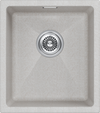 Мойка LUMI 41UNI, IT-GRANIT, LU41-BE, бежевый, 410х460, Paulmark