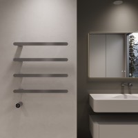 Полотенцесушитель электрический Vincea VTD-2H2GM, вороненая сталь, таймер